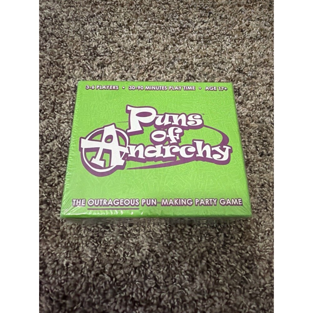 Puns of Anarchy Party Game New Sealed Adult Card Game 3-6 Players